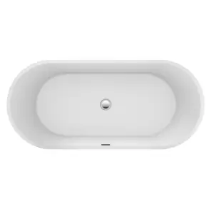 Nile White Freestanding Acrylic Bath (L)1675mm (W)780mm