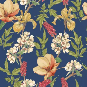 Hoopla Walls Orchid Bloom Ginger & Ink Smooth Matt Wallpaper