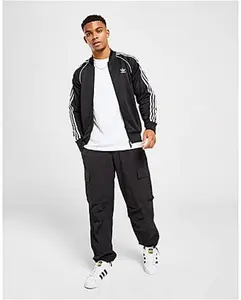 Adidas Originals SST Track Top - Black - Mens - Size S -