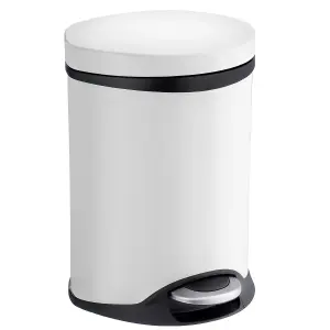 Smedbo Stainless Steel 6L Pedal Bin with Easy Clean Inner Liner