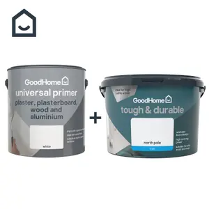 GoodHome White Multi-surface Primer & undercoat, 2.5L