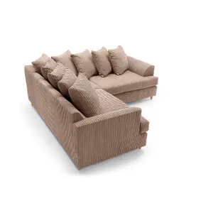 Ferguson Corner Sofa Brown Cord