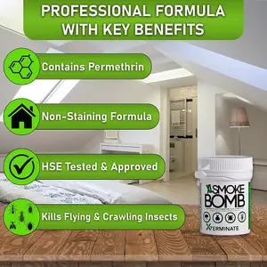 Xterminate Insect Bed Bug Killer Control Kill Treatment Kit 6 Rooms