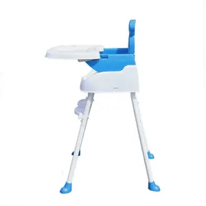 Croll High Chair Blue/White