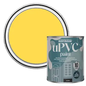 Rust-Oleum Lemon Sorbet Gloss UPVC Paint 750ml