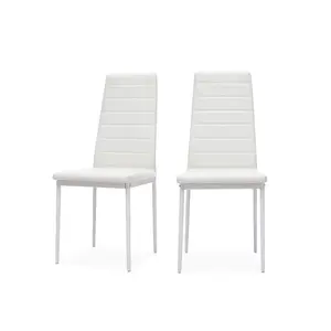 Adrastus Upholstered Dining Chair (Set of 6) White