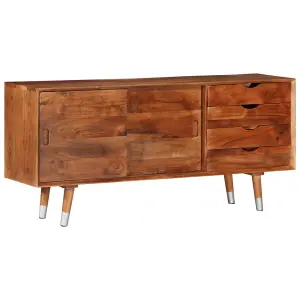 Berkfield TV Cabinet 118x30x55 cm Solid Acacia Wood