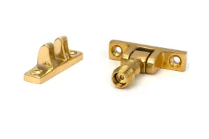 Beehive Brighton Fastener - Narrow (Square) - Polished Brass