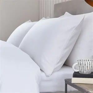 DUSK Cambridge 200 Thread Count Duvet Cover - Cotton - White - Double