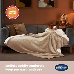 Silentnight Snugsie Giant Blanket - Natural