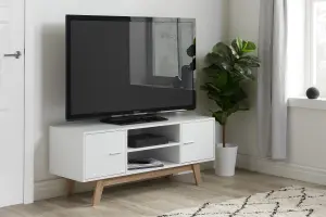 Birlea Shard TV Unit In White 50"