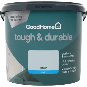 GoodHome Tough & Durable Toulon Matt Emulsion paint, 5L