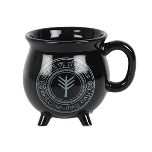 Anne Stokes Beltane Cauldron Heat Changing Mug Black (One Size)