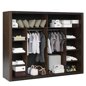 Notte 02 Sliding Door Wardrobe Sleek Modern Storage Solution for Your Bedroom