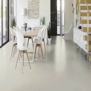 Speckled Effect Flooring, White Ivory Non-Slip Contract Commercial Vinyl Flooring with 2.0mm Thickness-3m(9'9") X 2m(6'6")-6m²