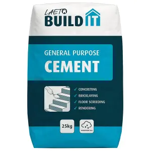 Cement General Purpose 25kg by Laeto Build It - FREE DELIVERY INCLUDED