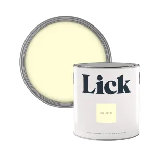 Lick Yellow 05 Matt Emulsion paint, 2.5L