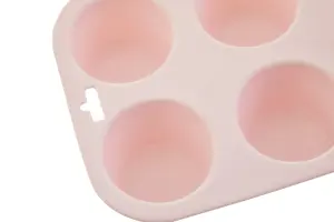 Maison by Premier Zing Pastel Pink Muffin Mould