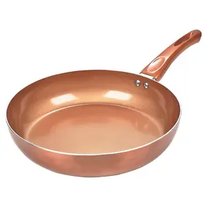 URBN-CHEF 2pcs Ceramic Copper Induction Frying Pans Saucepans Cookware Set