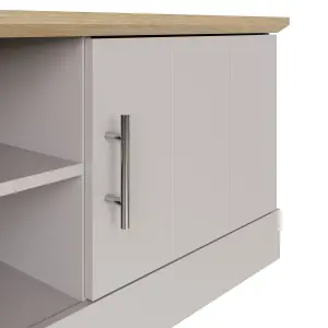 GFW Kendal Large TV Unit in Grey