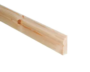 Pine Torus Architrave (L)2100mm (W)69mm (T)19.5mm, Pack of 5