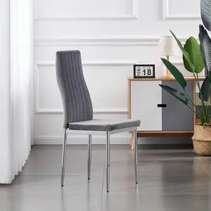 Side chair Set Gabrielle (Set of 2) Grey