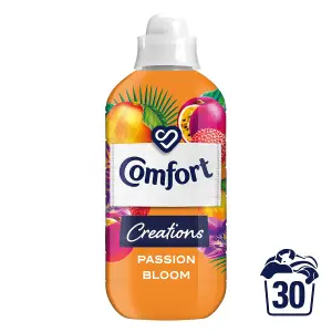 Comfort Fabric Conditioner Lasting Fragrance Passion Bloom 900ml 30W, 4 Pack