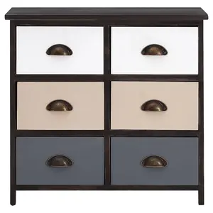 Interiors by Premier Urban Loft 6 Drawers Chest, Delivered Fully Assmbled