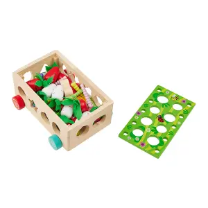 Colourful Montessori Toy Wooden Building Blocks for Kids Age 3+