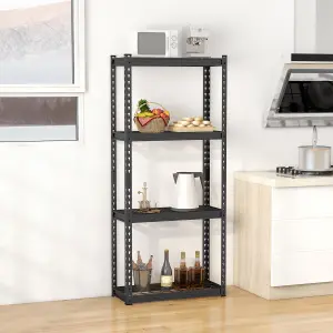 Costway 4-Tier Garage Storage Shelves Adjustable Heavy Duty Metal Storage Shelving Unit 71 x 31 x 152 cm