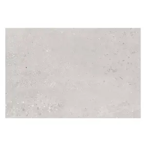 Mythos Matt White Concrete Effect Porcelain Outdoor Tile - Pack of 40, 21.6m² - (L)900x(W)600