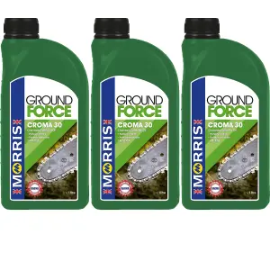 MORRIS Ground Force Chainsaw Chain Oil Guide Bar Blade Oil 3x1L