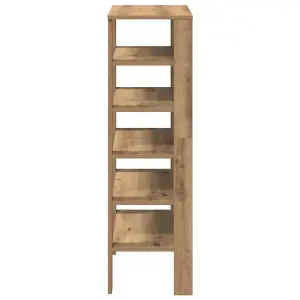 Berkfield Shoe Rack Artisan Oak 61x32x105 cm Engineered Wood