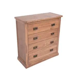 Tirolo 4 Drawer Chest of Drawers Bras Drop Handle