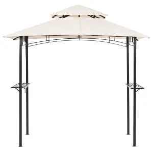 Beliani Traditional Gazebo Beige NARO