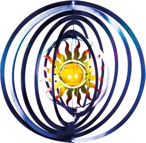 Garden Outdoor Hanging Sun Wind Spinner Decoration