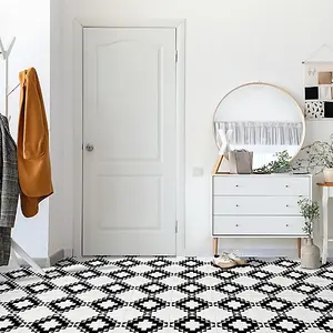 d-c-fix Victorian Tiles Self Adhesive Vinyl Floor Tiles Pack of 11 (1sqm)