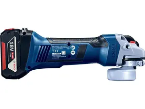 Bosch GWS18-125V-LI Pro 18v Cordless Angle Grinder + 2 x 5.0ah, Charger + L-BOXX