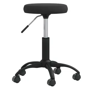 Berkfield Office Swivel Chair Black Velvet