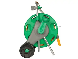 Hozelock 2435 60m Cart Reel with 50m Hose & Fittings