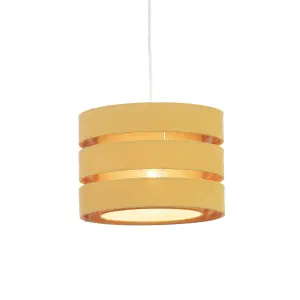 Trio Mustard yellow Pendant Light shade (D)28cm