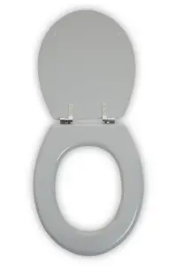 Maison by Premier Brooks Grey Panel Effect Toilet Seat