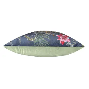 Evans Lichfield Eden Trail Botanical Velvet Feather Filled Cushion