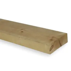 PACK OF 15 (Total 15 Units) - 75mm x 250mm (9" x 3") Sawn Timber Carcassing Wood Softwood Timber - 2.1m Length