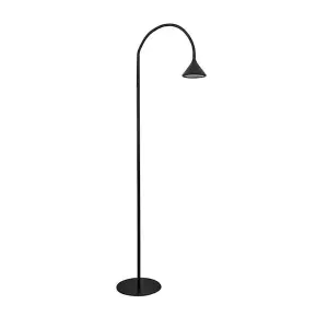 Luminosa Ding LED Floor Lamp Black 520lm 3000K