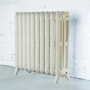 Arroll Montmartre Cream 3 Column Radiator, (W)834mm x (H)760mm