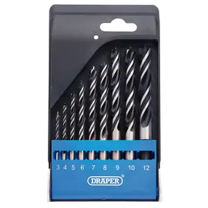 Draper Brad Point Drill Bit Set (9 Piece) 12426