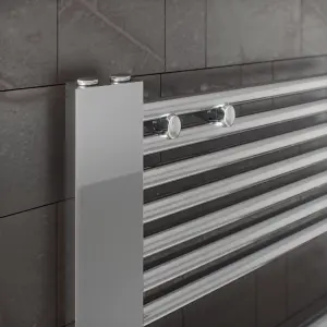 Agadon Janus 1600 x 600 mm Chrome Towel Radiator - 1563 BTU - 5 Years Guarantee