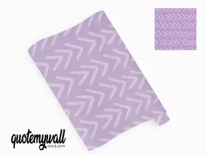 QuoteMyWall Purple Arrows Pattern Vinyl Furniture & Kitchen Worktops Wrap