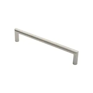 19mm Mitred Pull Door Handle 300mm Fixing Centres Satin Stainless Steel